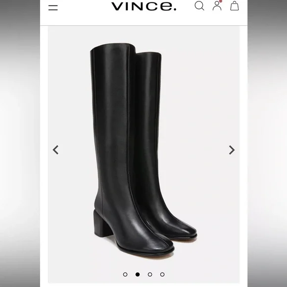 Vince knee high boots, only worn once, very comfortable - Picture 7 of 9